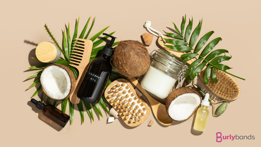 hair products displayed