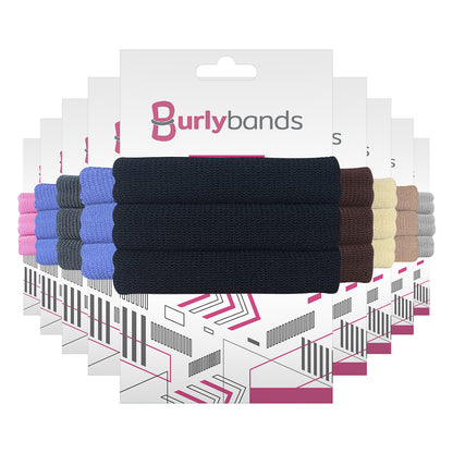 Burlybands Hair Ties for Thick Hair – 3 Pack