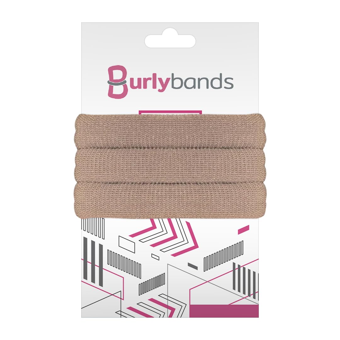 Burlybands Hair Ties for Thick Hair – 3 Pack