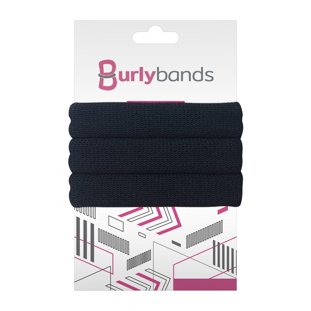Burlybands Hair Ties for Thick Hair – 3 Pack