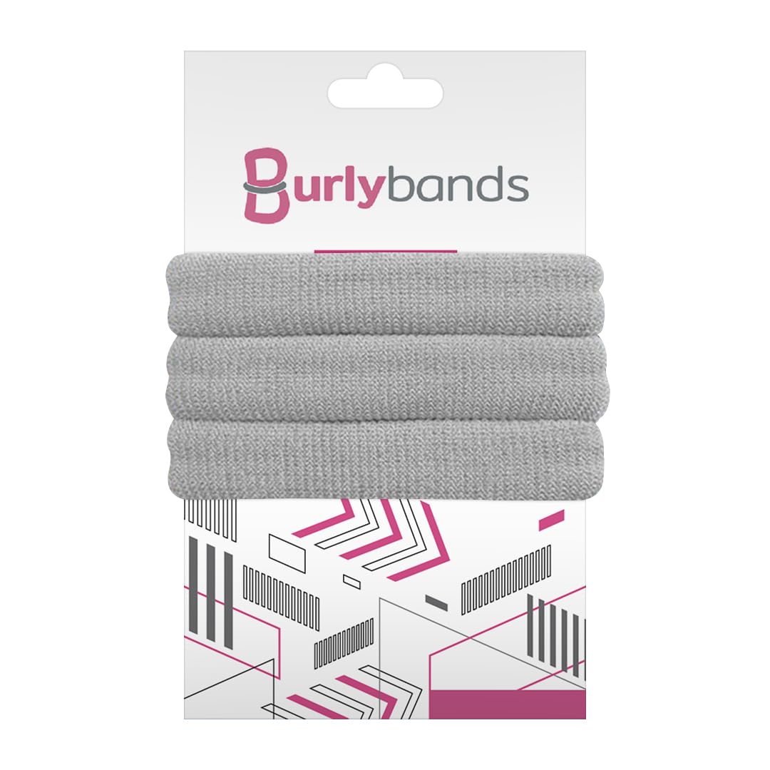 Burlybands Hair Ties for Thick Hair – 3 Pack