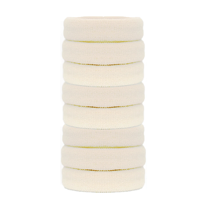 8 Pack of Blonde Burlybands hair ties for thick hair